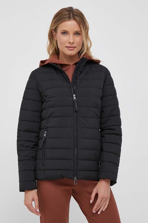 Lauren Ralph Lauren Jakna Lauren Ralph Lauren za žene, boja: crna, za prijelazno razdoblje
