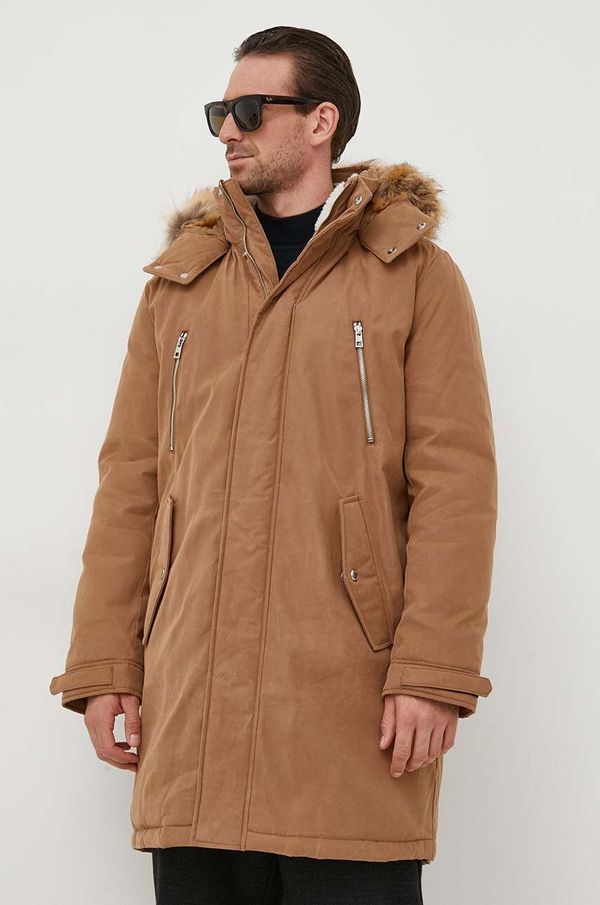 Michael Kors Jakna Michael Kors za muškarce, boja: bež, za zimu