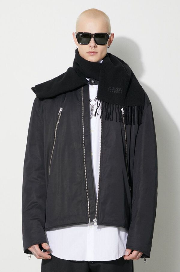 MM6 Maison Margiela Jakna MM6 Maison Margiela Sportsjacket za muškarce, boja: crna, za zimu, oversize, S62AN0109