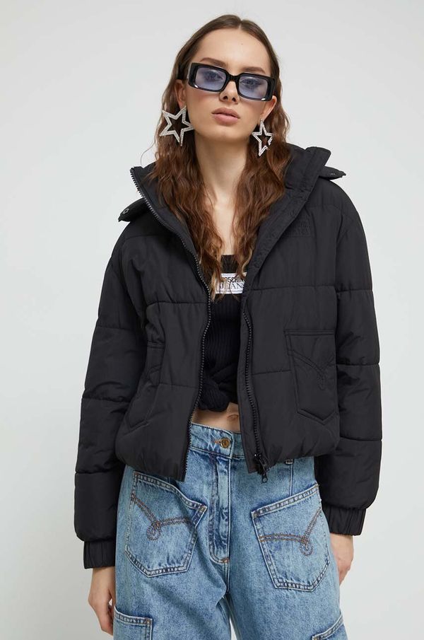 Moschino Jeans Jakna Moschino Jeans za žene, boja: crna, za zimu