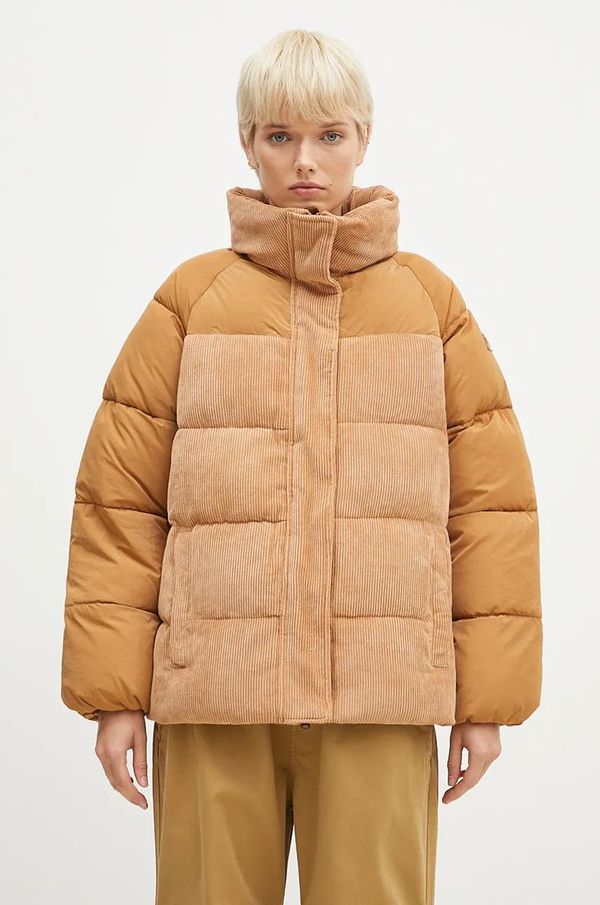Napapijri Jakna Napapijri A-Vaire W za žene, boja: smeđa, za zimu, oversize, NP0A4I94W0B1
