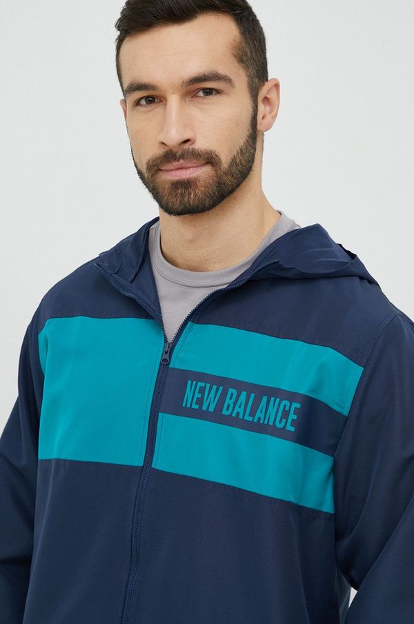 New Balance Jakna New Balance za muškarce, boja: tamno plava, za prijelazno razdoblje