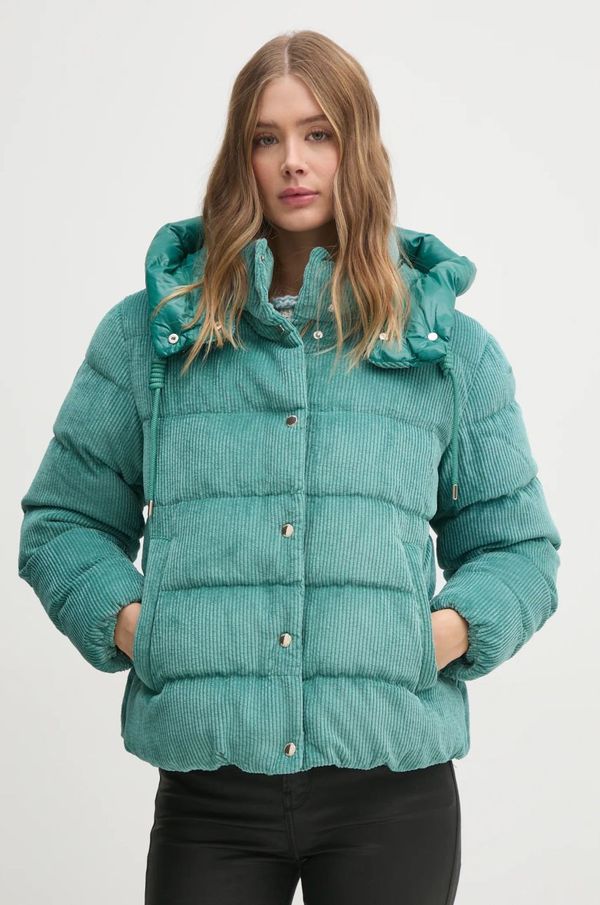 Geox Jakna od samta Geox boja: zelena, za zimu, W4628D-T3153-F4622
