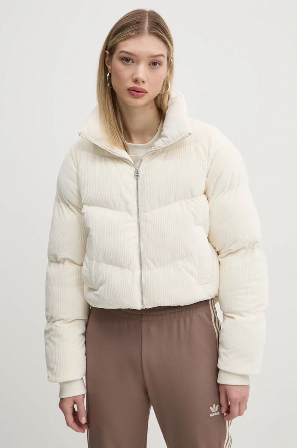 Hollister Co. Jakna od samta Hollister Co. boja: bež, za zimu, KI344-4639