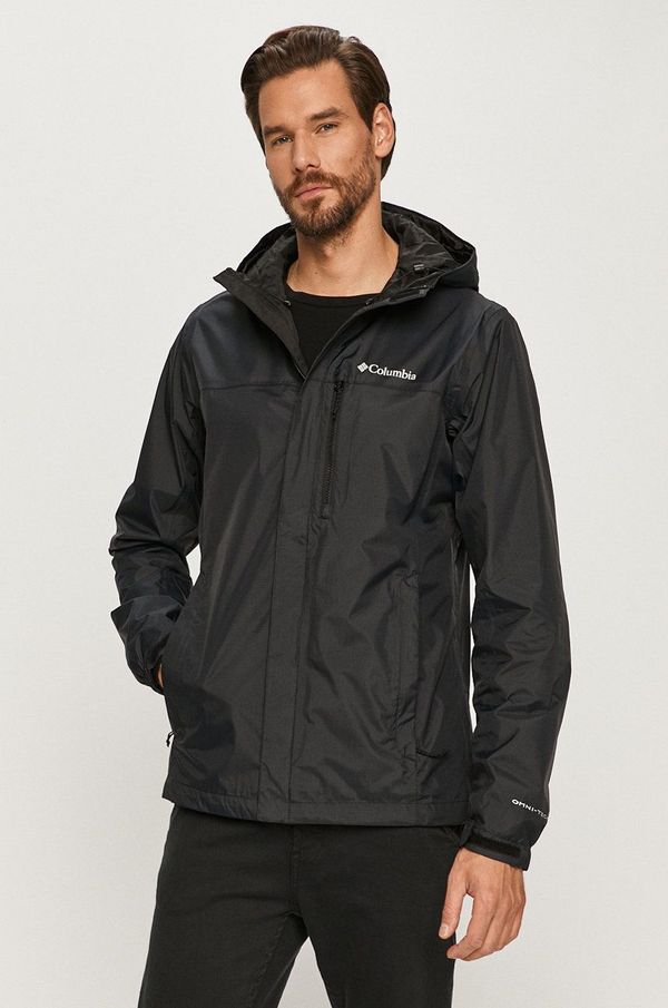 Columbia Jakna outdoor Columbia Pouring Adventure Ii boja: crna, za prijelazno razdoblje, 1760061