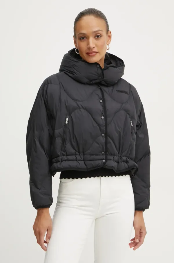 Patrizia Pepe Jakna Patrizia Pepe za žene, boja: crna, za prijelazno razdoblje, oversize, 8O0168 A554