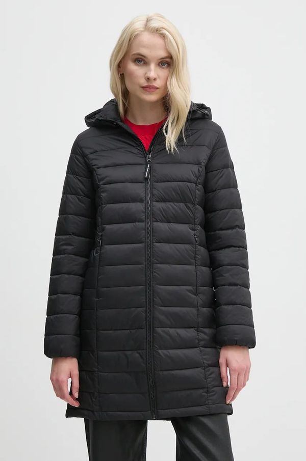 Pepe Jeans Jakna Pepe Jeans AMMY LONG za žene, boja: crna, za zimu, PL402442