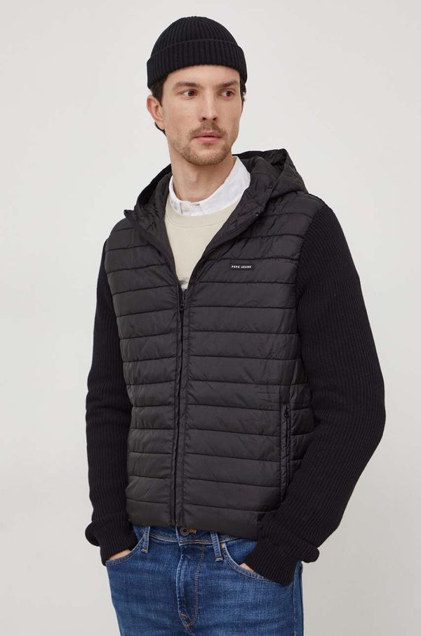 Pepe Jeans Jakna Pepe Jeans Martin za muškarce, boja: crna, za prijelazno razdoblje