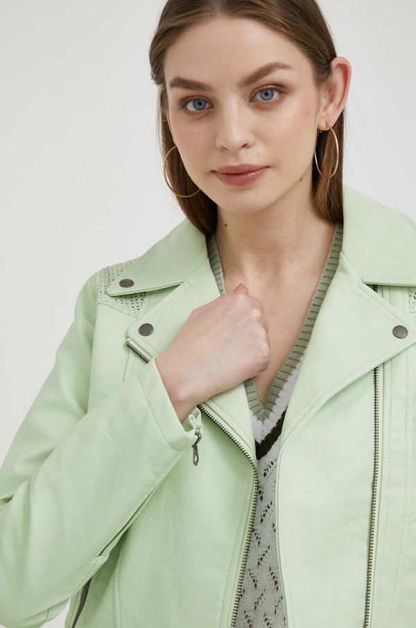 Pepe Jeans Jakna Pepe Jeans za žene, boja: zelena, za prijelazno razdoblje