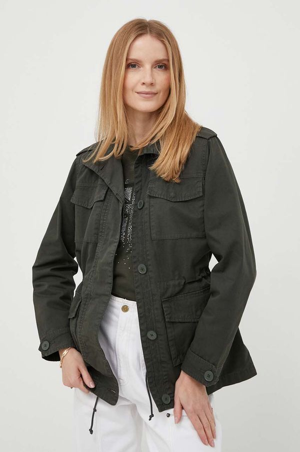 Pepe Jeans Jakna Pepe Jeans za žene, boja: zelena, za prijelazno razdoblje