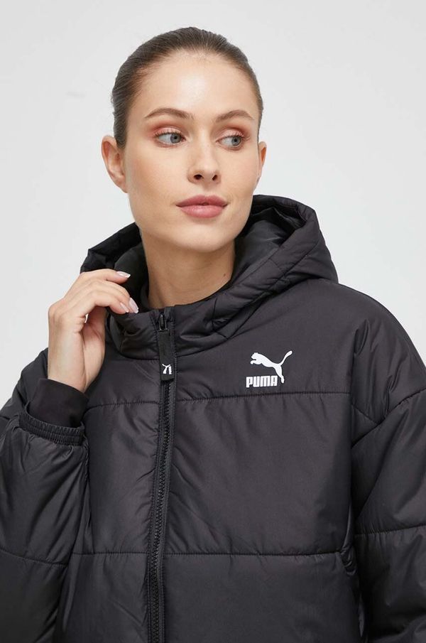 Puma Jakna Puma za žene, boja: crna, za zimu