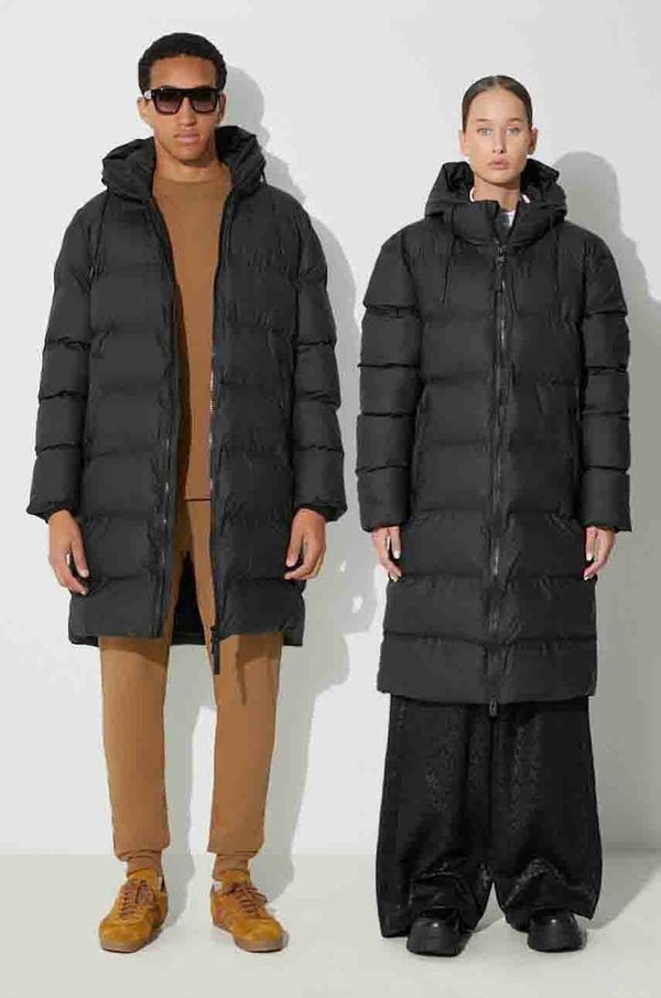 Rains Jakna Rains 15130 Jackets boja: crna, za zimu