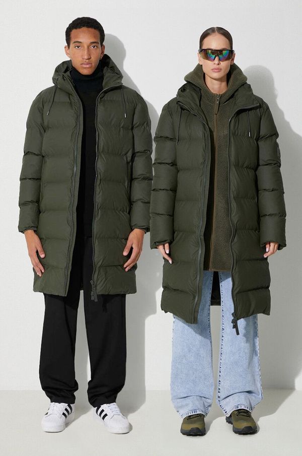 Rains Jakna Rains 15130 Jackets boja: zelena, za zimu