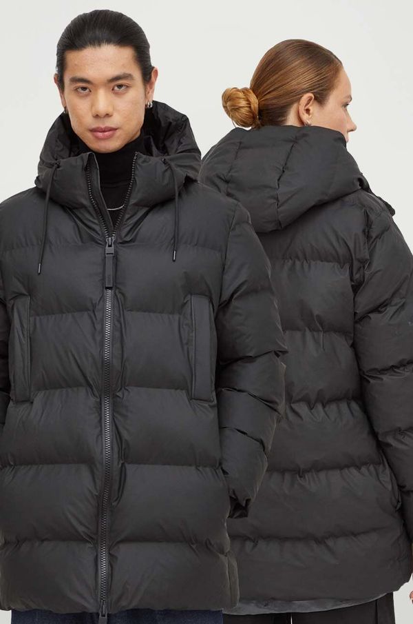 Rains Jakna Rains 15190 Jackets boja: crna, za zimu