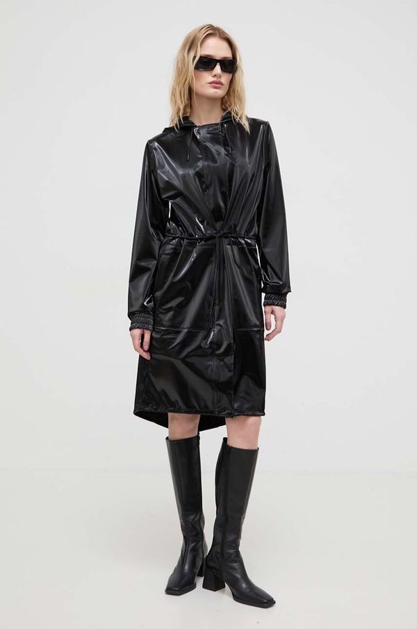 Rains Jakna Rains 18550 Jackets za žene, boja: crna, za prijelazno razdoblje
