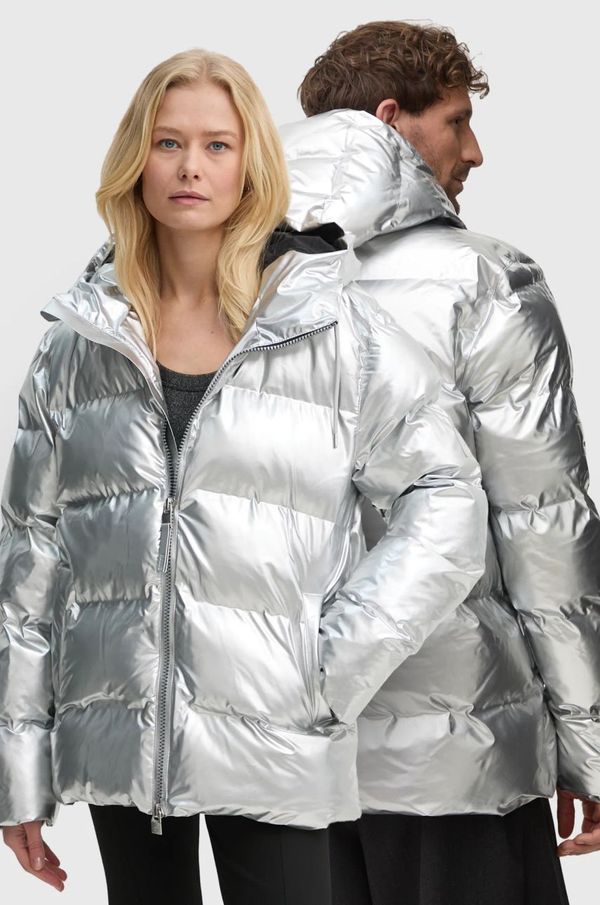 Rains Jakna Rains Alta Puffer Jacket W3T3 boja: srebrna, za zimu, 15120-51