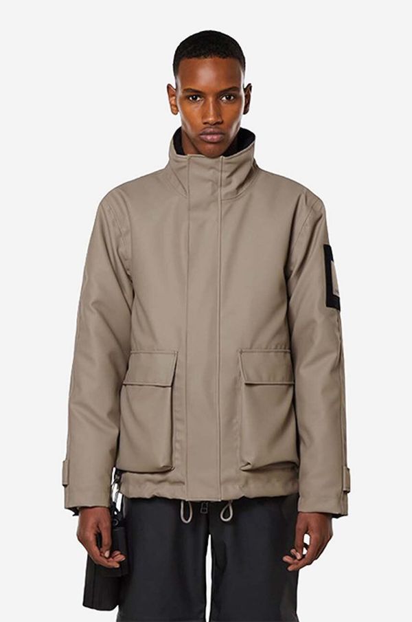 Rains Jakna Rains Glacial Jacket boja: smeđa, za prijelazno razdoblje, 1527.TAUPE-TAUPE