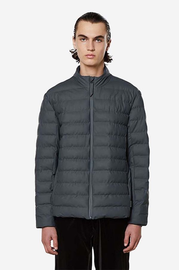 Rains Jakna Rains Trekker Jacket 1543 SLATE boja: siva, za prijelazno razdoblje, 1543.SLATE-SLATE