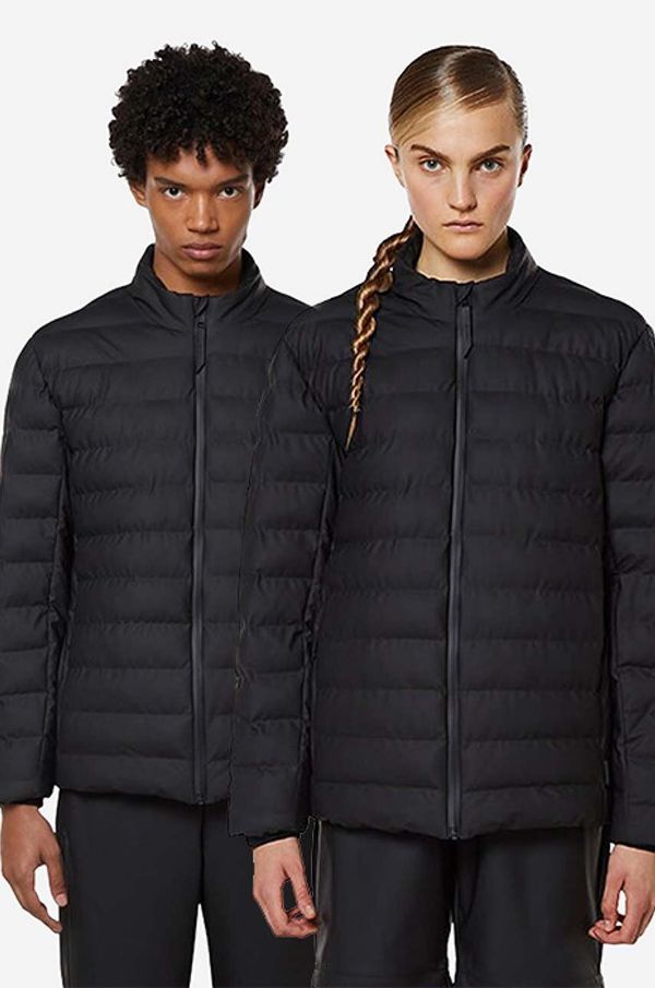 Rains Jakna Rains Trekker Jacket boja: crna, za prijelazno razdoblje, 1543.BLACK-BLACK