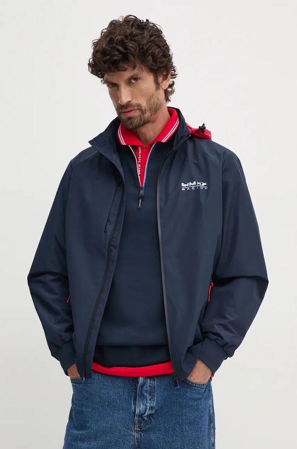 Red Bull Racing x Pepe Jeans Jakna Red Bull Racing x Pepe Jeans za muškarce, boja: tamno plava, za prijelazno razdoblje, RM400006
