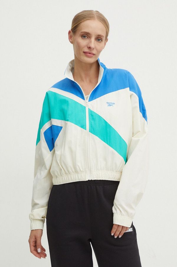 Reebok Classic Jakna Reebok Classic za žene, boja: bež, za prijelazno razdoblje, oversize, 100206055