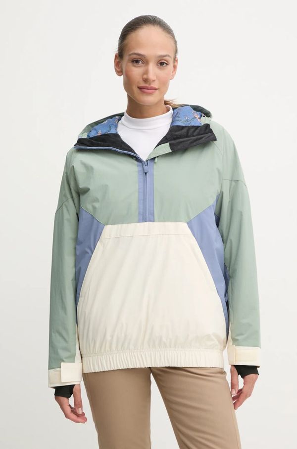 Roxy Jakna Roxy x Chloe Kim boja: zelena, ERJTJ03476