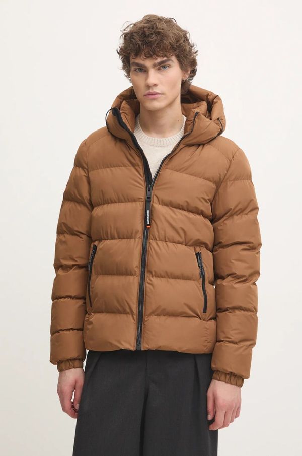 Superdry Jakna Superdry za muškarce, boja: smeđa, za zimu, M5011905A-8MA