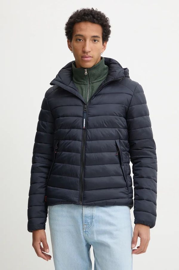 Superdry Jakna Superdry za muškarce, boja: tamno plava, za prijelazno razdoblje, M5011906A-98T