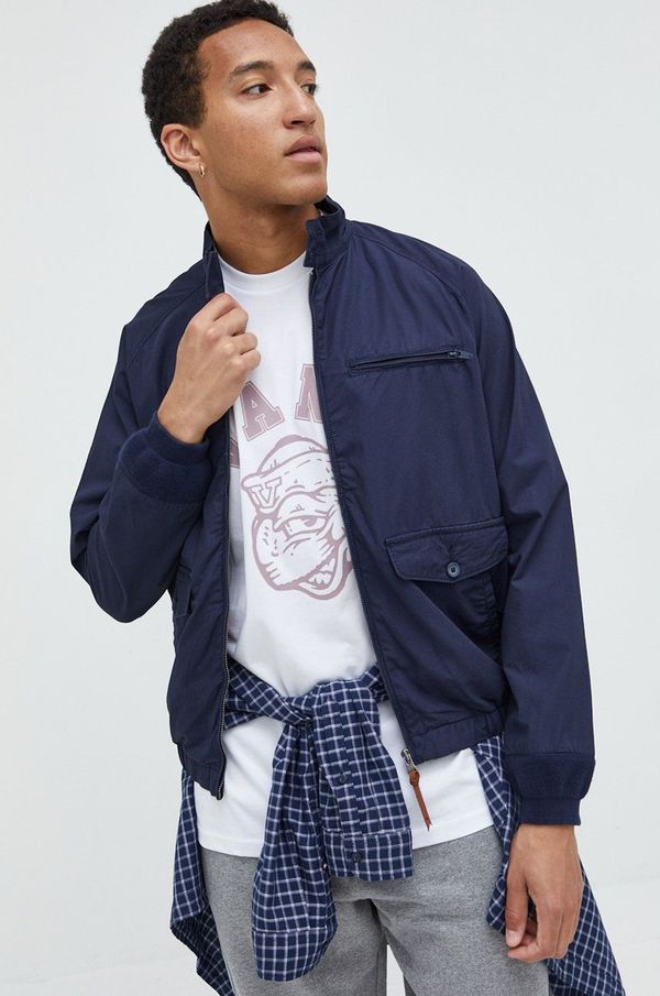 Superdry Jakna Superdry za muškarce, boja: tamno plava, za prijelazno razdoblje, oversize