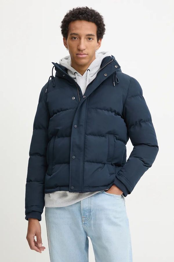Superdry Jakna Superdry za muškarce, boja: tamno plava, za zimu, M5011743A-98T