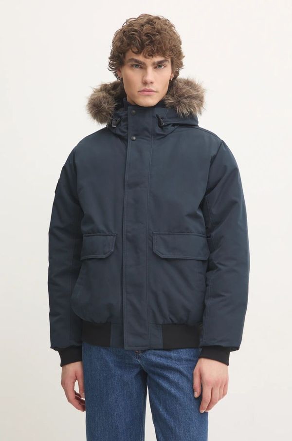 Superdry Jakna Superdry za muškarce, boja: tamno plava, za zimu, M5011930A-98T