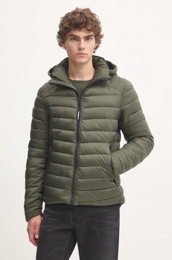 Superdry Jakna Superdry za muškarce, boja: zelena, za prijelazno razdoblje, M5011906A-ZC3