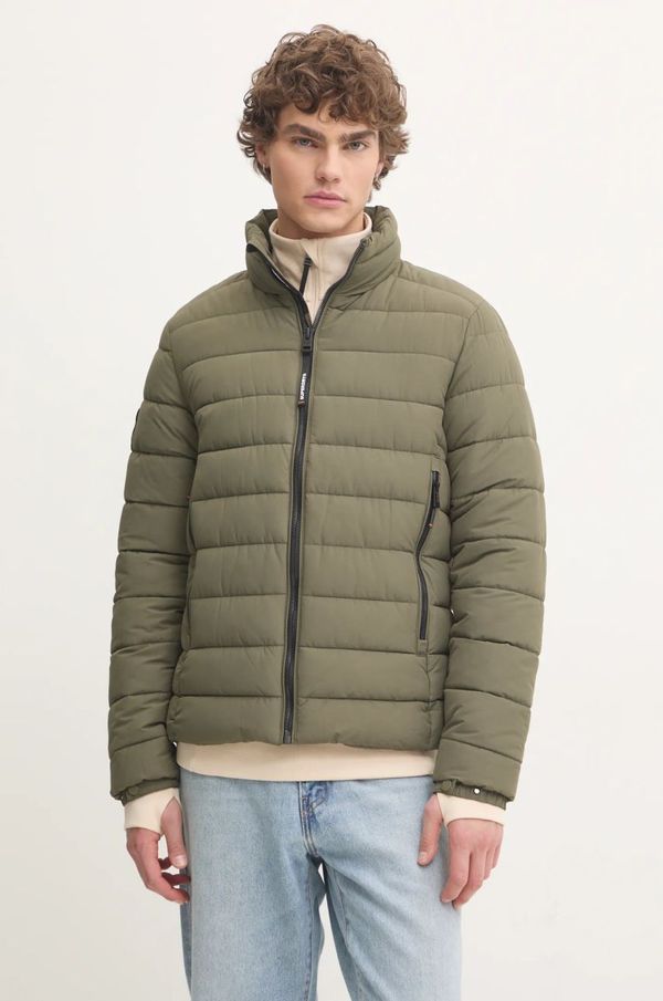 Superdry Jakna Superdry za muškarce, boja: zelena, za prijelazno razdoblje, M5011911A-8MI