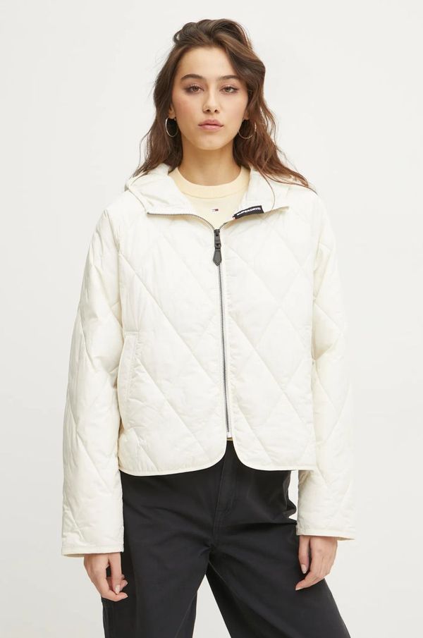 Superdry Jakna Superdry za žene, boja: bež, za prijelazno razdoblje, oversize, W5011795A-STA