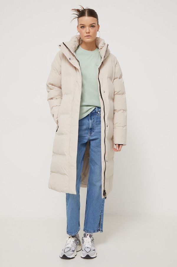 Superdry Jakna Superdry za žene, boja: bež, za zimu