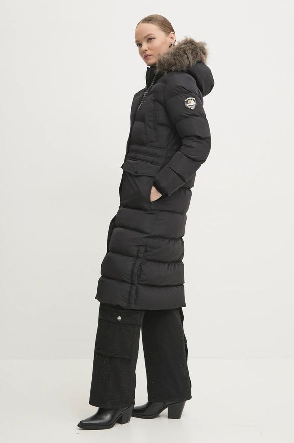 Superdry Jakna Superdry za žene, boja: crna, za zimu, W5011788A-02A