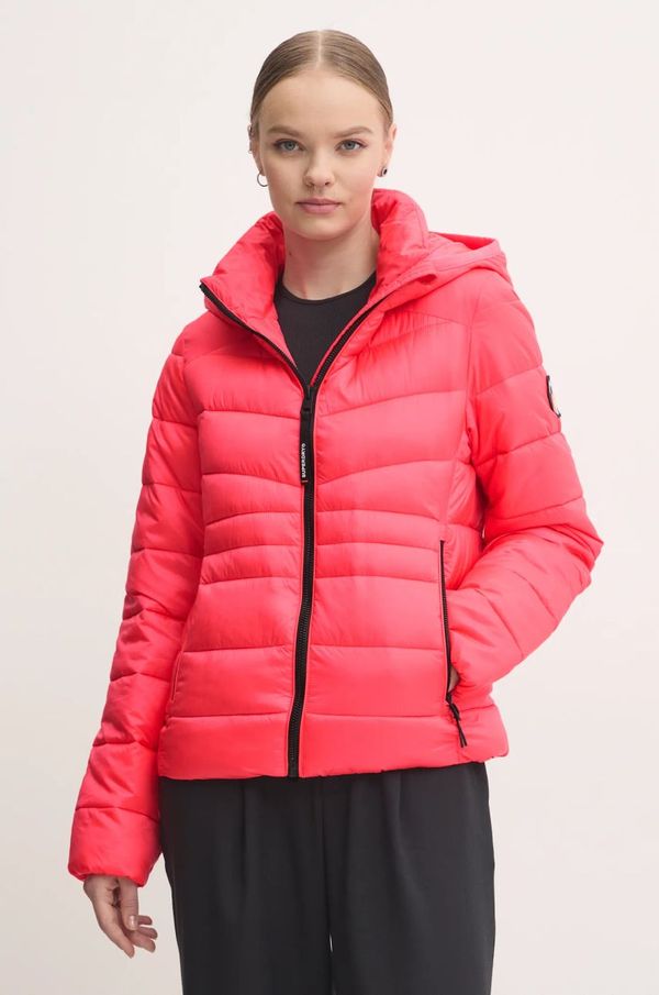 Superdry Jakna Superdry za žene, boja: ružičasta, za zimu, W5011724A-1ZP
