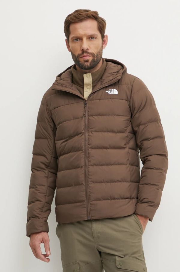 The North Face Jakna The North Face Aconcagua 3 za muškarce, boja: smeđa, za zimu, NF0A84I11OI1