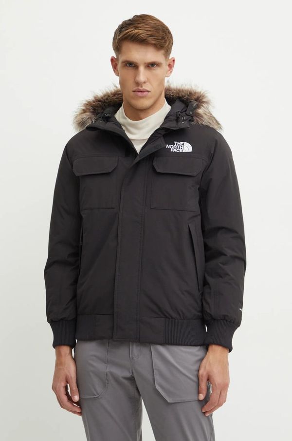 The North Face Jakna The North Face McMurdo Bomber za muškarce, boja: crna, za zimu, NF0A5GD9JK31