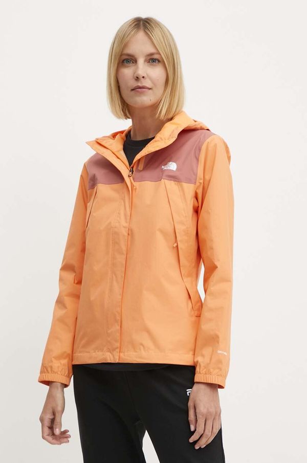 The North Face Jakna The North Face za žene, boja: narančasta, za prijelazno razdoblje, NF0A7QEUZQI1