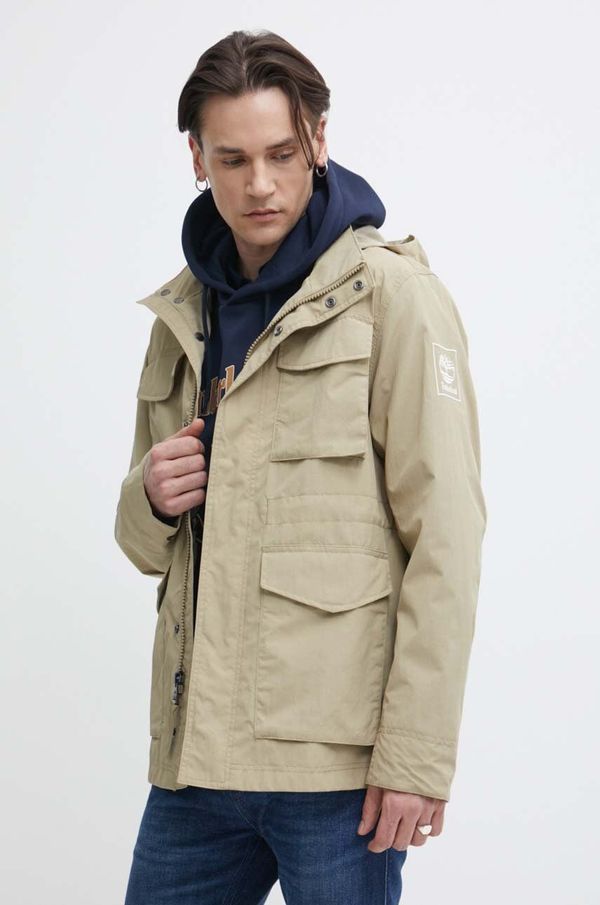 Timberland Jakna Timberland za muškarce, boja: bež, za prijelazno razdoblje, TB0A5TSUDH41