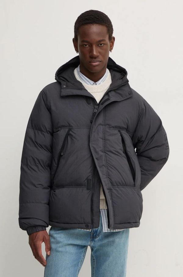 Timberland Jakna Timberland za muškarce, boja: crna, za zimu, oversize, TB0A62DQ0011