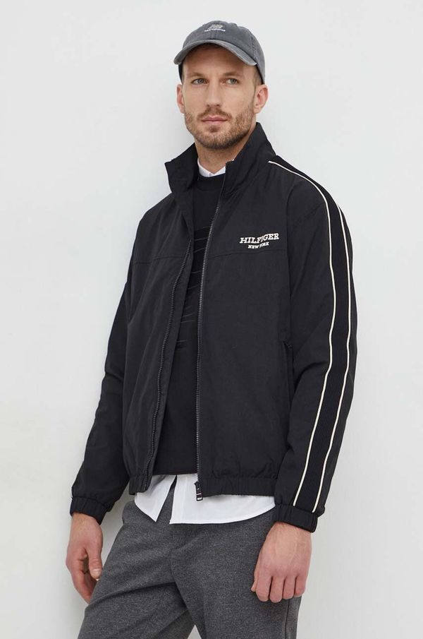 Tommy Hilfiger Jakna Tommy Hilfiger za muškarce, boja: crna, za prijelazno razdoblje