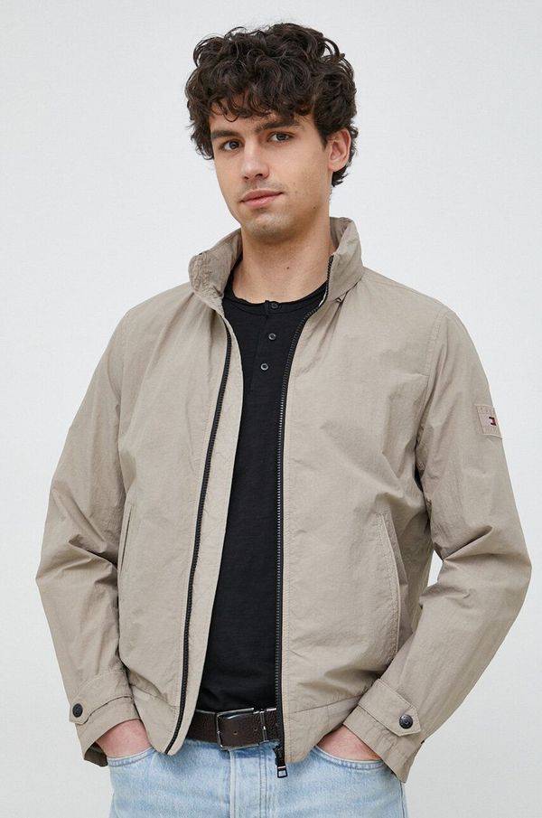 Tommy Hilfiger Jakna Tommy Hilfiger za muškarce, boja: siva, za prijelazno razdoblje