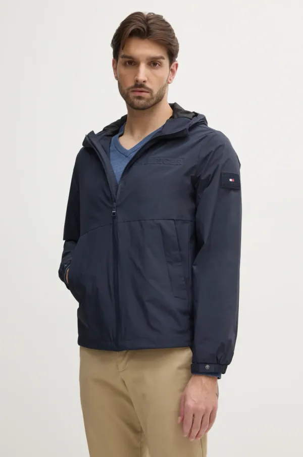 Tommy Hilfiger Jakna Tommy Hilfiger za muškarce, boja: tamno plava, za prijelazno razdoblje, MW0MW38905
