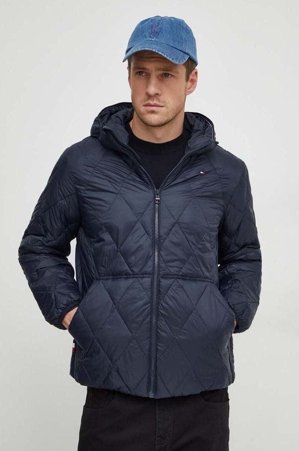 Tommy Hilfiger Jakna Tommy Hilfiger za muškarce, boja: tamno plava, za prijelazno razdoblje