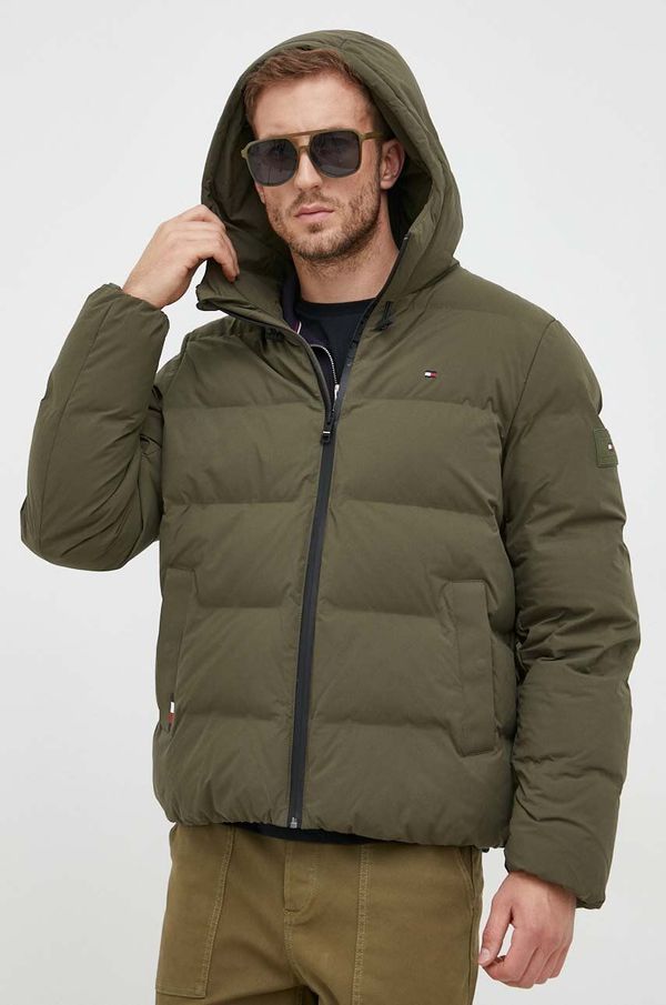 Tommy Hilfiger Jakna Tommy Hilfiger za muškarce, boja: zelena, za zimu
