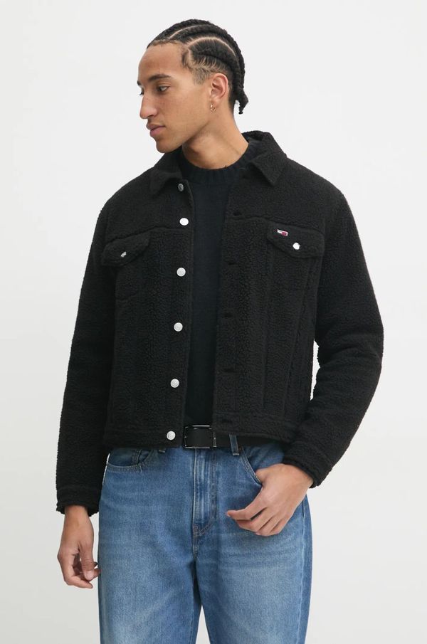 Tommy Jeans Jakna Tommy Jeans za muškarce, boja: crna, za prijelazno razdoblje, DM0DM21093