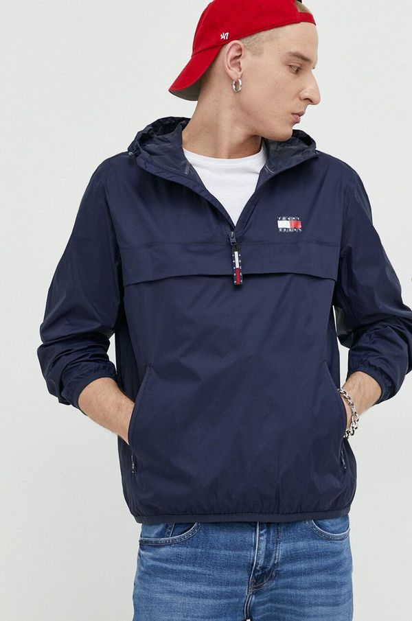 Tommy Jeans Jakna Tommy Jeans za muškarce, boja: tamno plava, za prijelazno razdoblje