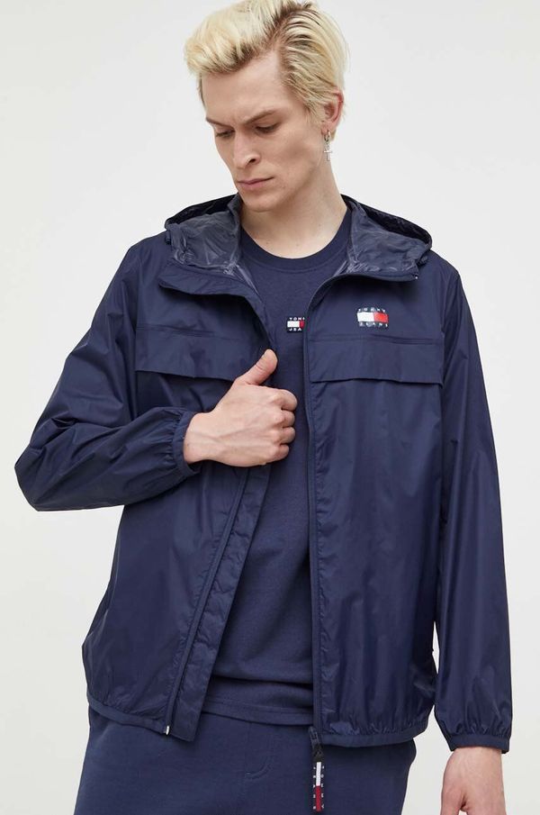 Tommy Jeans Jakna Tommy Jeans za muškarce, boja: tamno plava, za prijelazno razdoblje